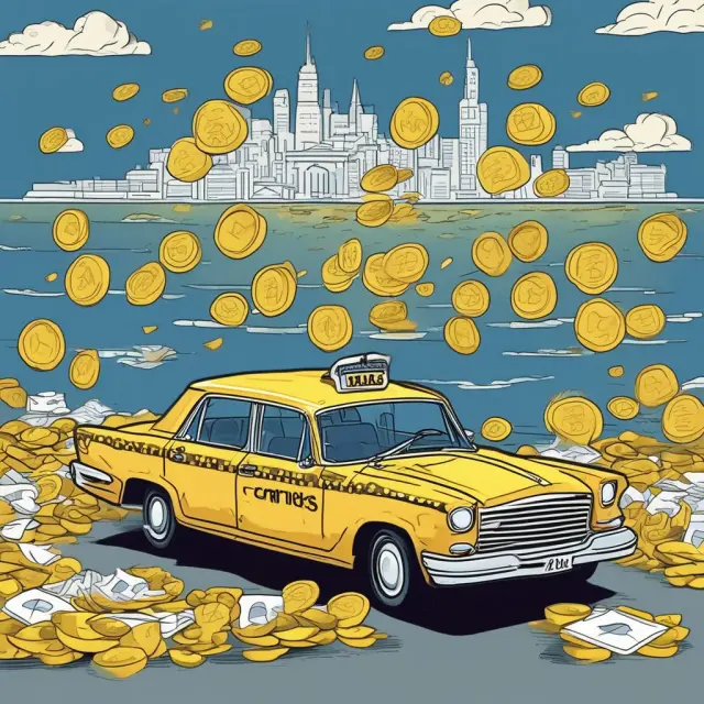 Golden coins symbolizing contributions sailing towards Tax-Sheltered Annuity (TSA). Illustrates TSA contribution limits and savings.