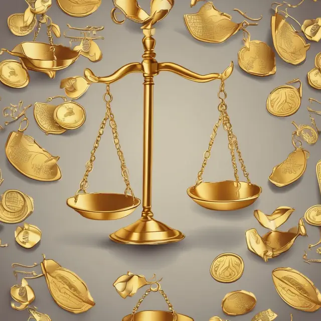 Two golden scales with employer and employee symbols, depicting a balance of retirement savings through tax-sheltered annuities (TSAs)
