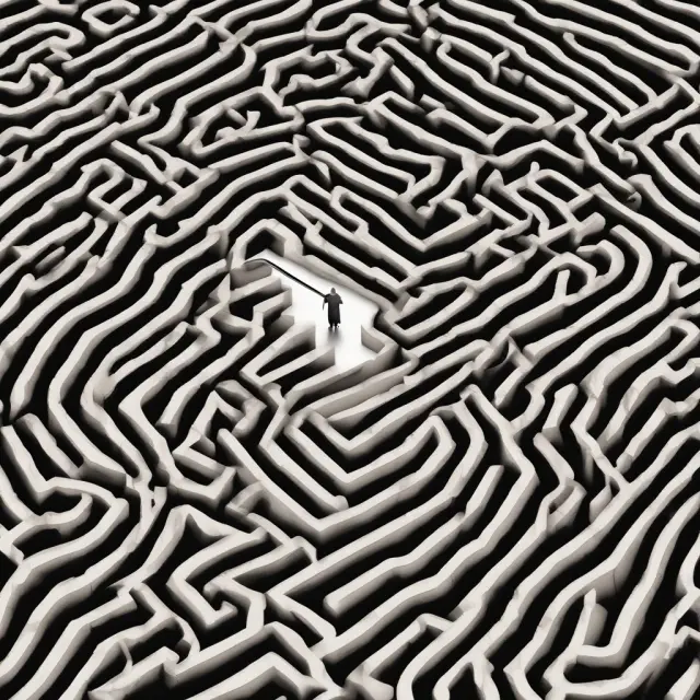A labyrinth showcasing TSAs and 401(k)s, representing retirement savings choices