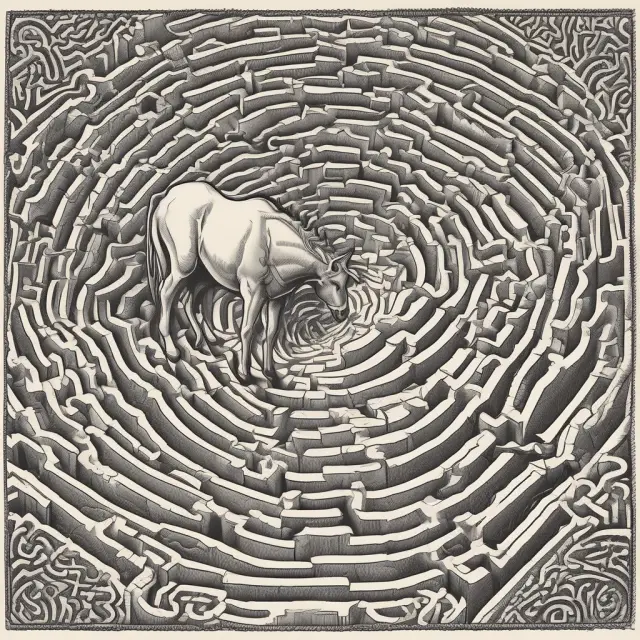 A centaur economist examines a complex maze of economic data using the Taylor Rule.