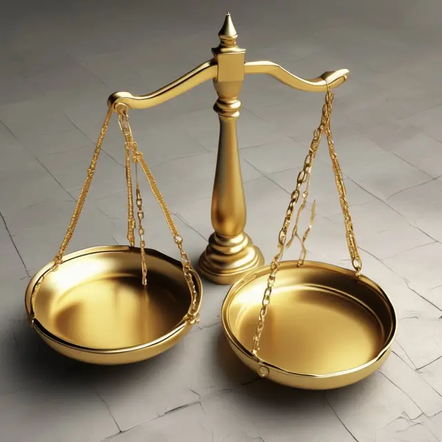 A golden scale balanced between intangible and tangible assets illustrates the concept of Net Tangible Assets or Tangible Book Value.