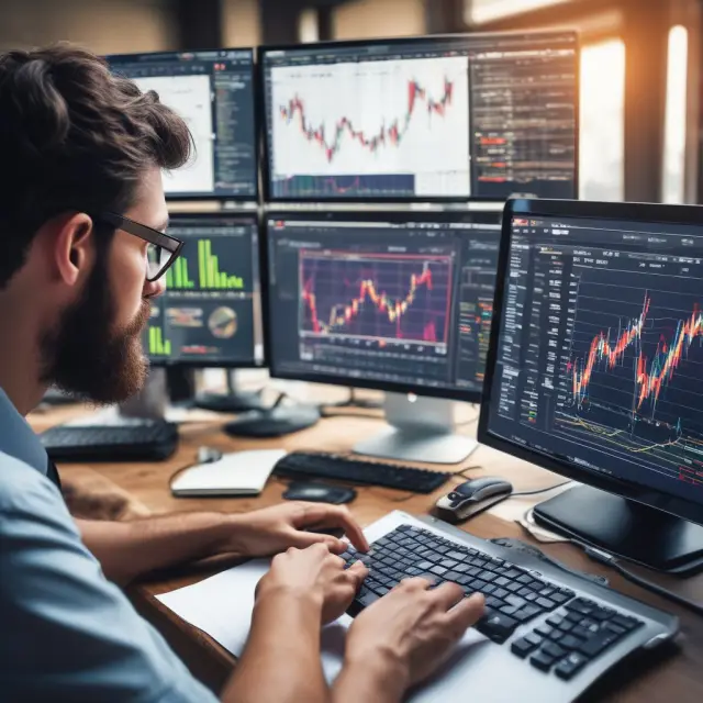Technical analysts using software like MetaTrader 4 (MT4), TradingView, and Amibroker to analyze financial data through charts and indicators