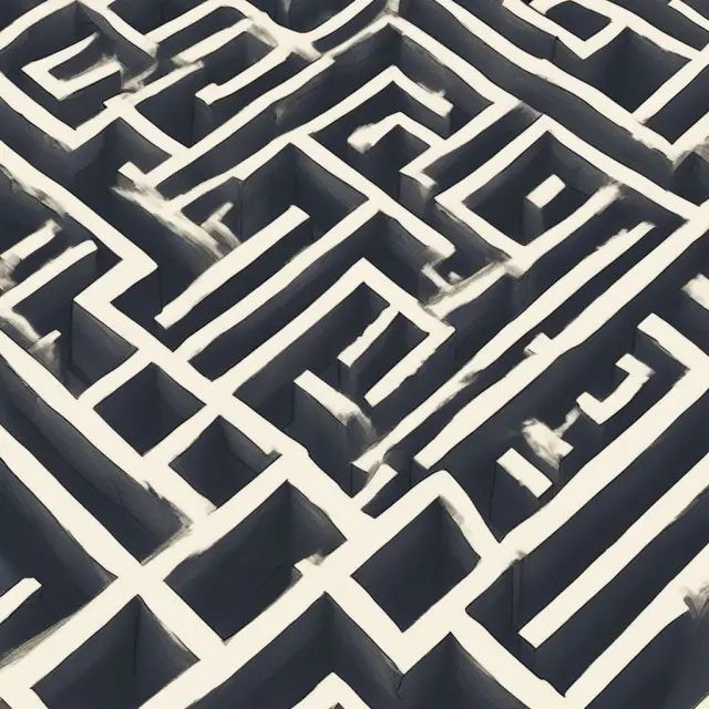 An intricate maze with interbank lending rates and U.S. Treasury bills, emphasizing the complexities and limitations of the TED spread