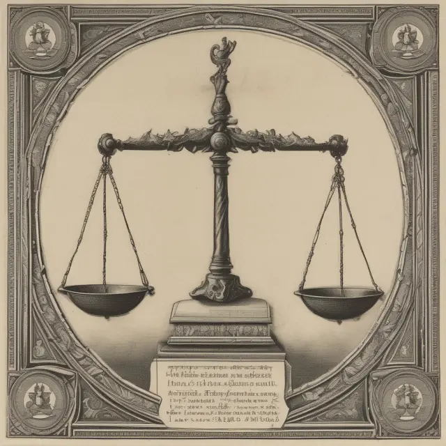 Image depicts an ancient scale balanced between economic growth and fiscal responsibility, with TEFRA symbolically etched onto the balance.