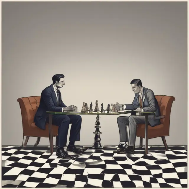 Landlord and tenant discussing terms during tenancy at sufferance negotiation