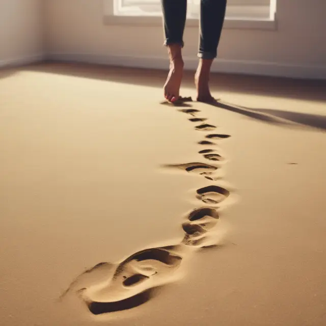 An image of a person moving out, leaving their mark on a flexible tenancy-at-will lease document, signifying the end of an era.