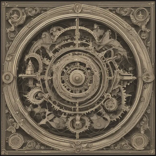 A metaphorical image of married partners as interconnected gears representing Tenancy by the Entirety