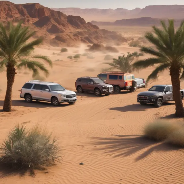 An oasis surrounded by a desert represents the critical role tender services play in navigating complex tendering processes for potential bidders