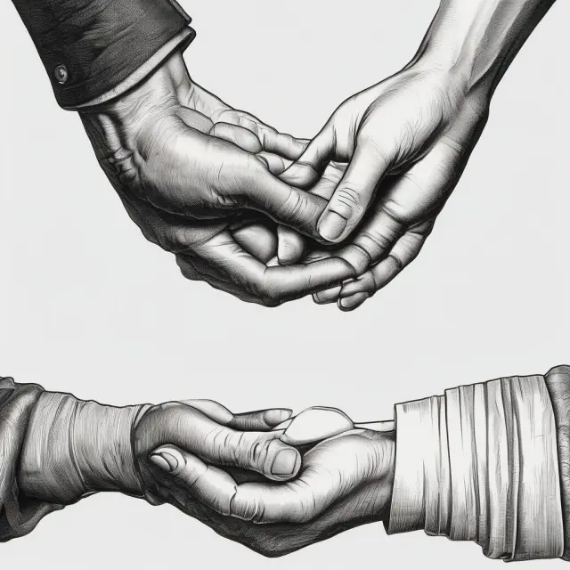 A hand holding an invitation to tender for a project on the left and a tender offer invitation for shares on the right