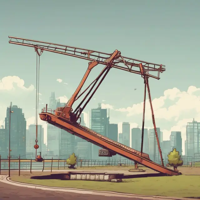 A metaphorical see-saw depicting the balance between fluctuating terminal capitalization rates and investment decisions
