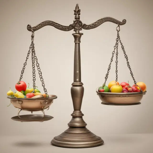Balance scale illustrating how age, health, and lifestyle factors affect term life insurance premium calculations