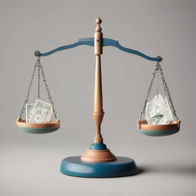 An insurance shopper weighing coverage options and premiums from different providers