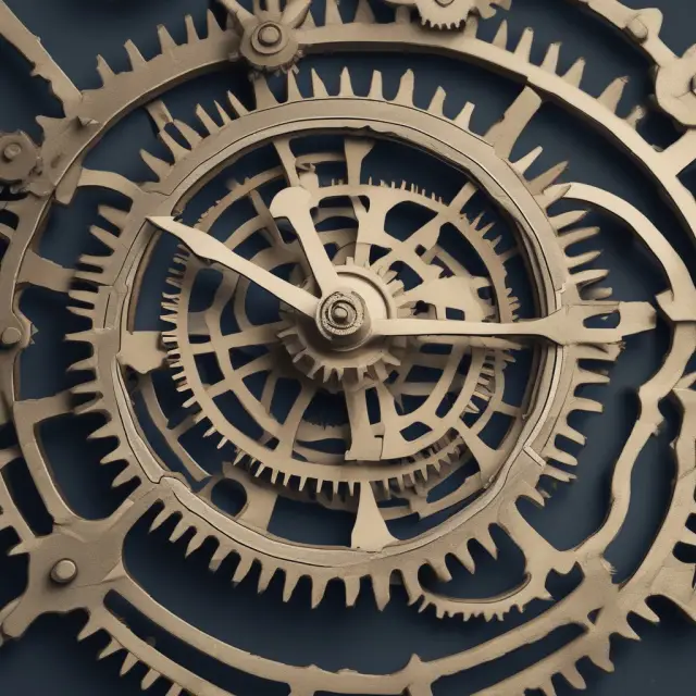 Gears representing fixed and variable interest rates compared; stability vs. fluctuation