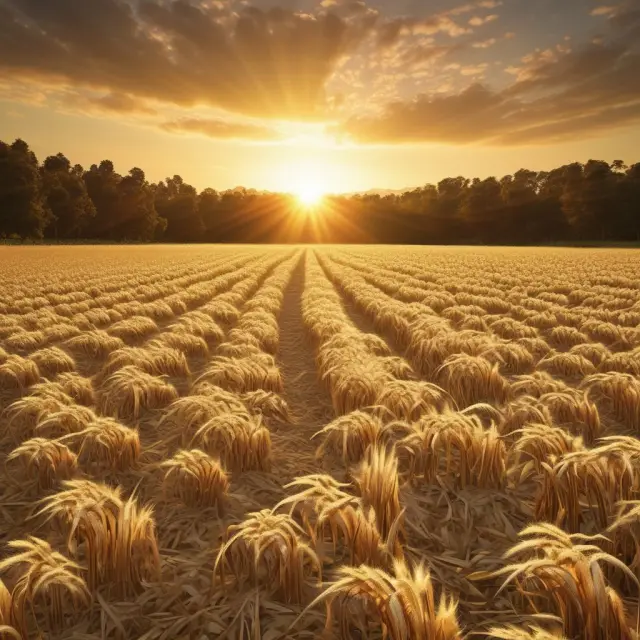 A golden sun shining upon a vast field of term loans, emphasizing business expansion through operational flexibility and financial security