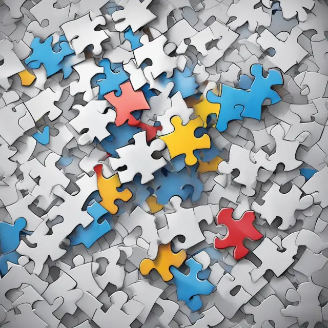 Interconnected puzzle pieces symbolizing the various components of an employment contract, ensuring a complete and robust working relationship.
