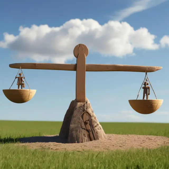 Seesaw illustrating the balance between term to maturity and interest rates in bond investing.