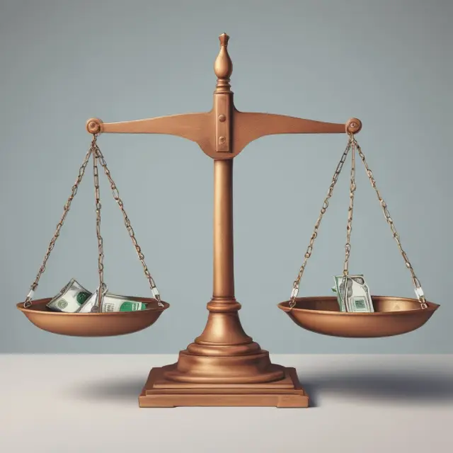 A set of scales comparing Market Capitalization to Total Enterprise Value, representing a more comprehensive financial evaluation.