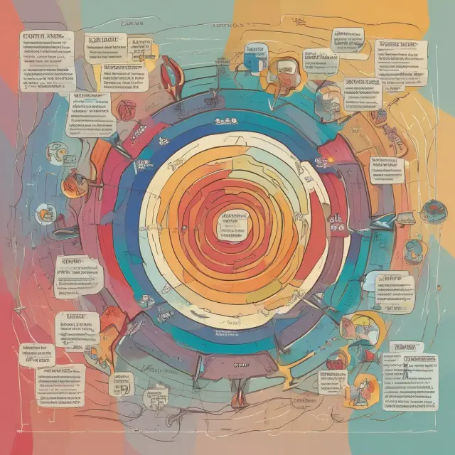 A vortex representing various economic factors swirling around the interconnected circles of NPAs, TCE, and LLRs in a Texas ratio