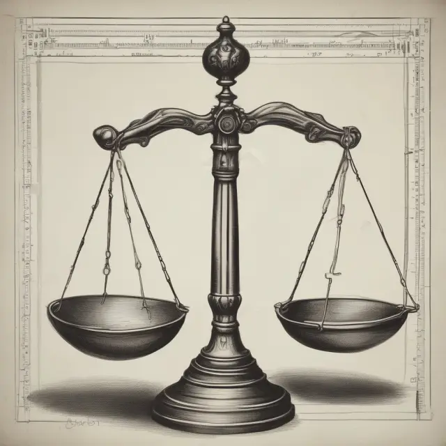 Scale comparing current stock price with theoretical ex-rights price, demonstrating the impact of dilution