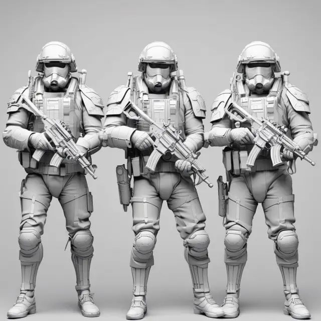 Three white soldiers candlestick pattern joined by trendlines, moving averages, and Bollinger Bands, symbolizing a strengthened bullish reversal signal.