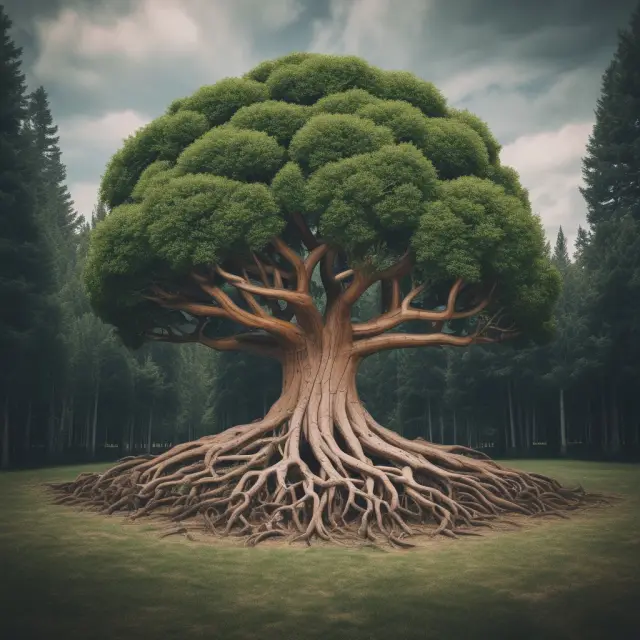 Tree symbolizing thrifts