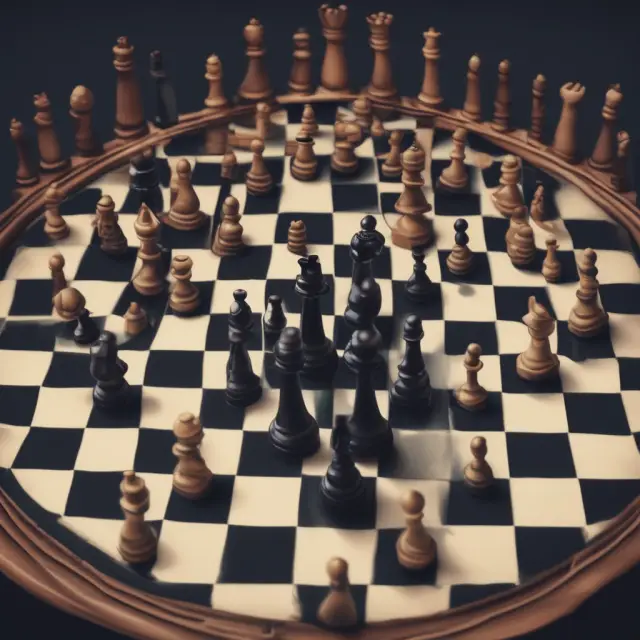 Securities and Exchange Commission (SEC) and Financial Industry Regulatory Authority (FINRA) figures overseeing tick sizes on a chessboard