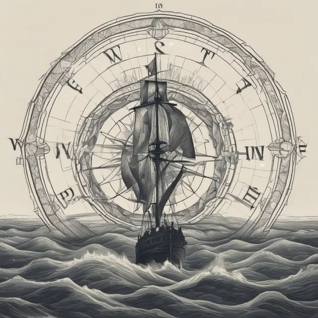 Basel III Compass illustrating the role of Tier 1 Capital Ratio in guiding banks through financial regulation.