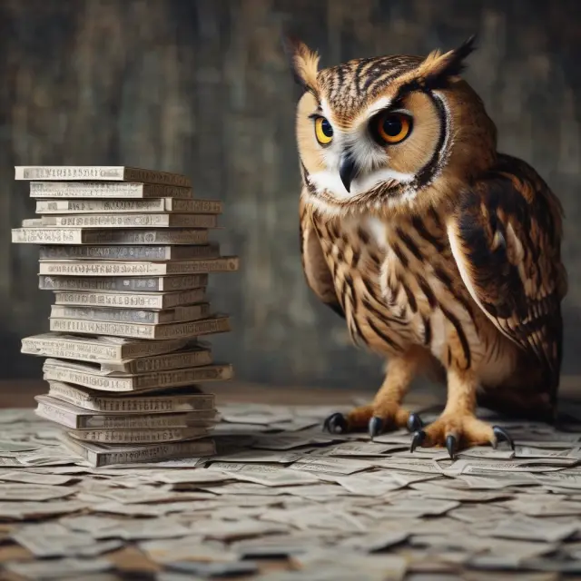 An wise owl examines various bank balance sheet mosaics, highlighting their Tier 1 common capital ratios.