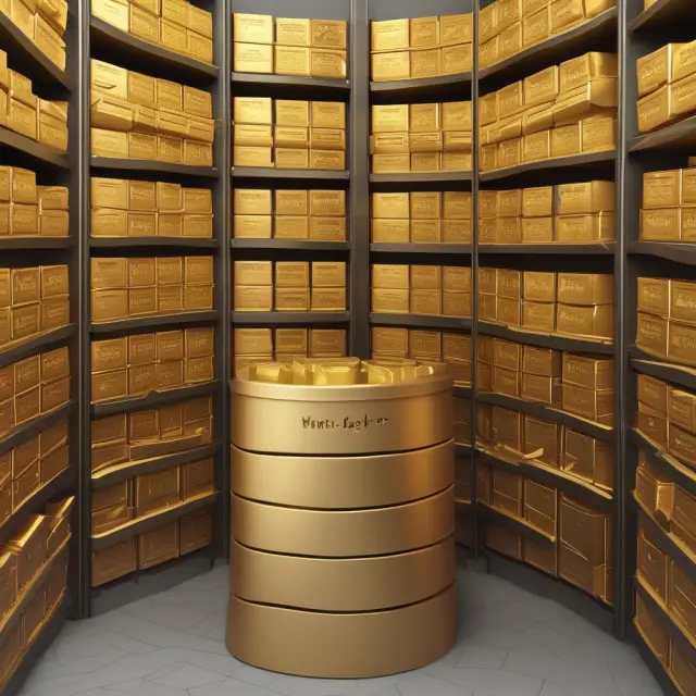 Golden vault with CET1 and AT1 bars, representing banks