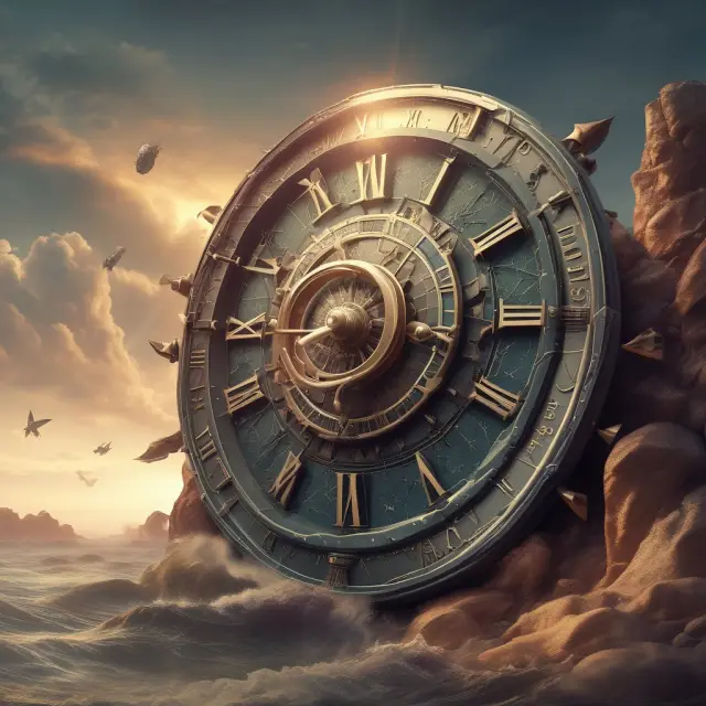 Options traders wielding shields symbolizing strategies to limit time decay