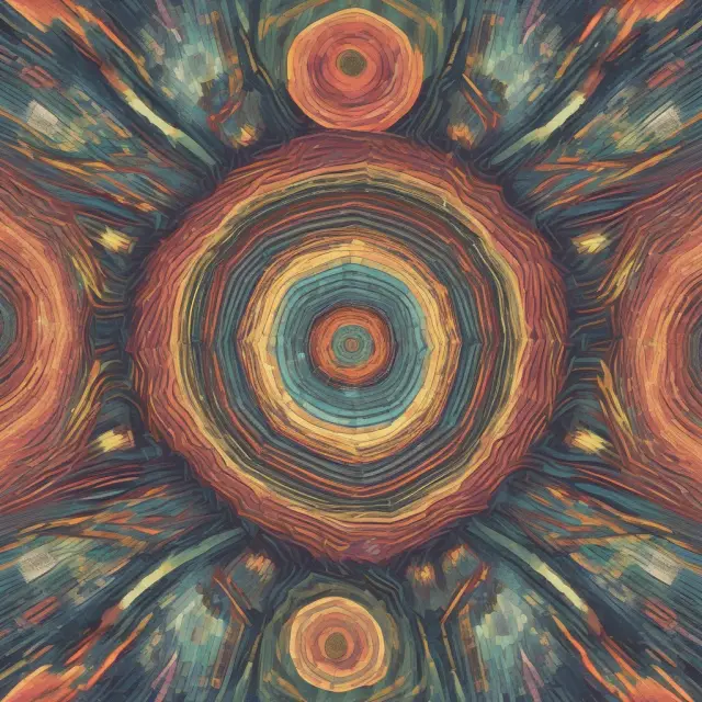 Kaleidoscope of economic indicators: GDP, CPI, PPI, unemployment rates, interest rates, and inflation expectations, surrounding a stable TIPS bond.