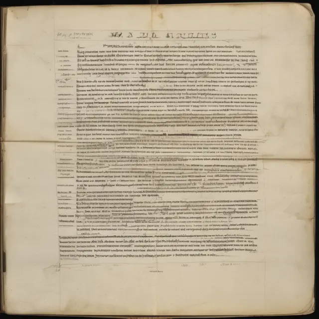 An old parchment scroll unfurling, revealing a clean and secure title deed