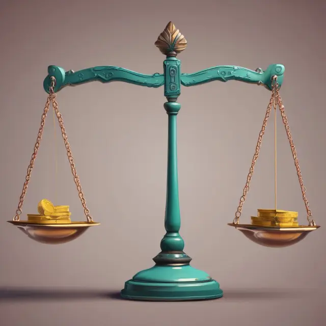 Two scales balancing price and volume growth to illustrate the assessment of top line growth across companies
