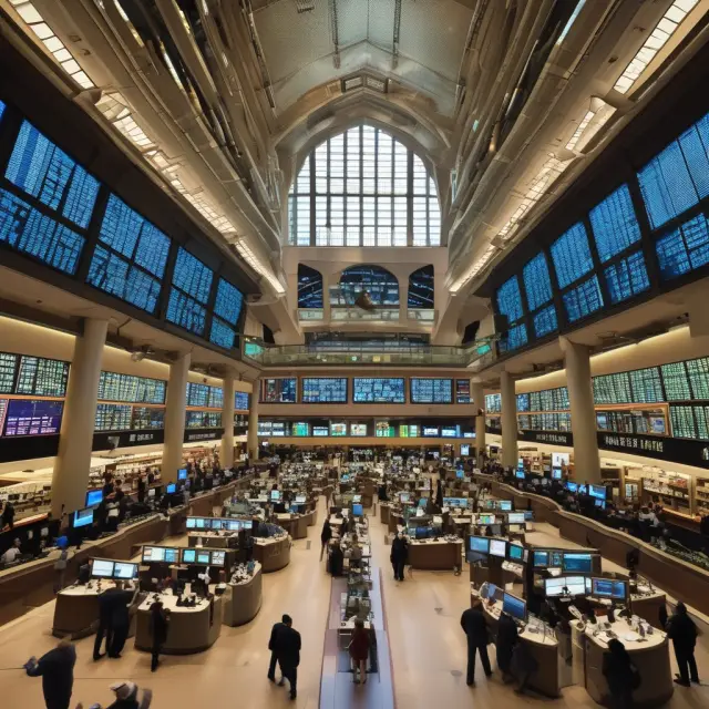 An intricate mosaic showcasing Toronto Stock Exchange