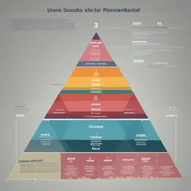 Two stacked pyramids display contrasting debt-to-capitalization ratios, one with a larger base symbolizing a high ratio (60%), and the other smaller symbolizing a low ratio (40%).