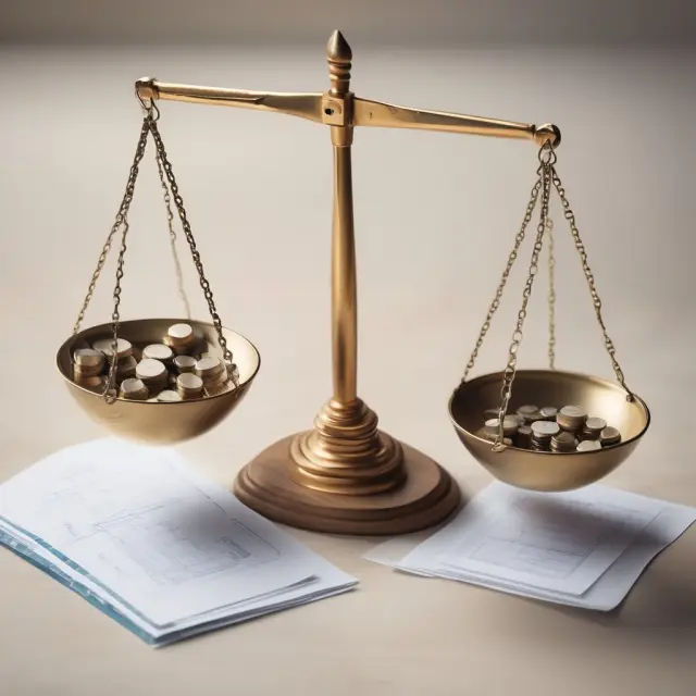Balance scale comparing TCO to cars and real estate, emphasizing informed investment decisions