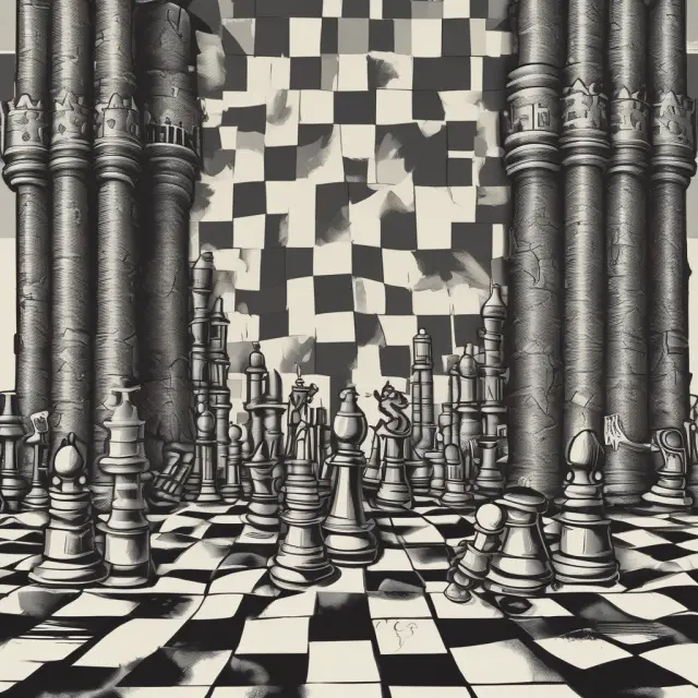 Two contrasting swaps: A total return swap represented by a knight (flexibility), and a bullet swap as a castle (certainty).