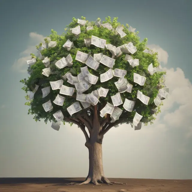 Tree image symbolizing the growth of businesses through trade credit financing