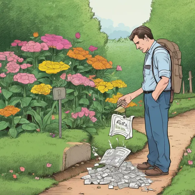 An identity thief sneakily adding fraudulent trade lines to a consumer