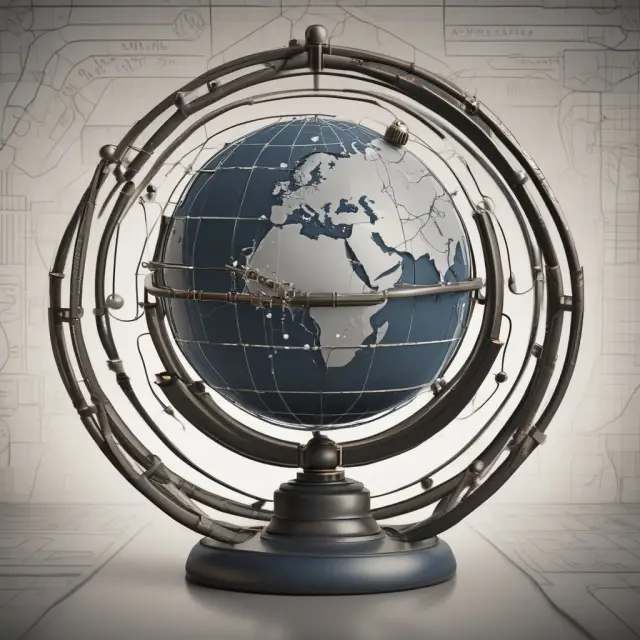 A globe with stylized pillars symbolizing varying jurisdictional protections for trade secrets as property or equitable rights