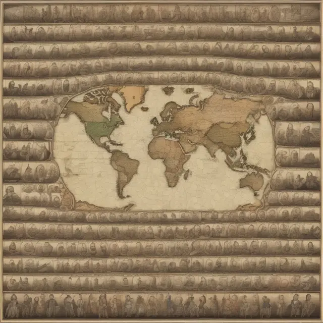An image depicting colonial powers engaging in trade disputes, with the Smoot-Hawley Act