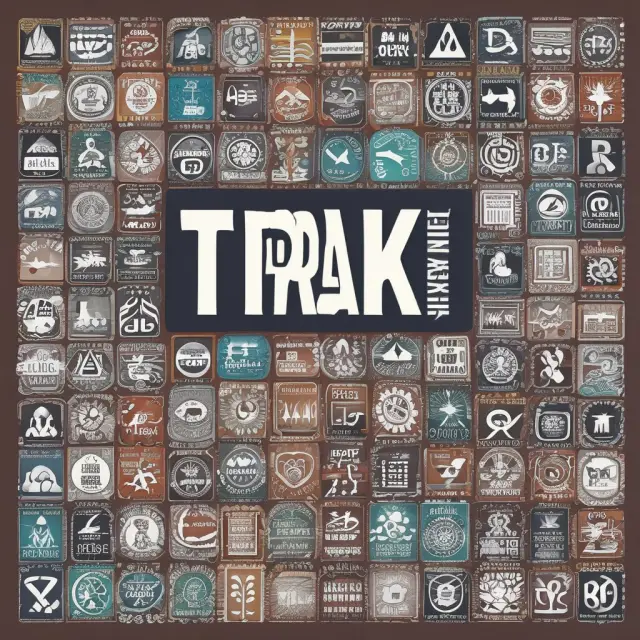 Visualization of trademarks, service marks, and collective marks as distinct pieces in a vibrant mosaic, symbolizing their role in intellectual property protection