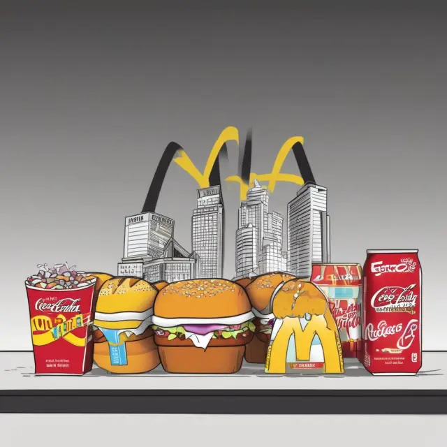 Golden arches representing iconic brands, evolving Coke script, domain names as modern trademarks, mergers shaping landscapes, and courtroom battle for infringement cases