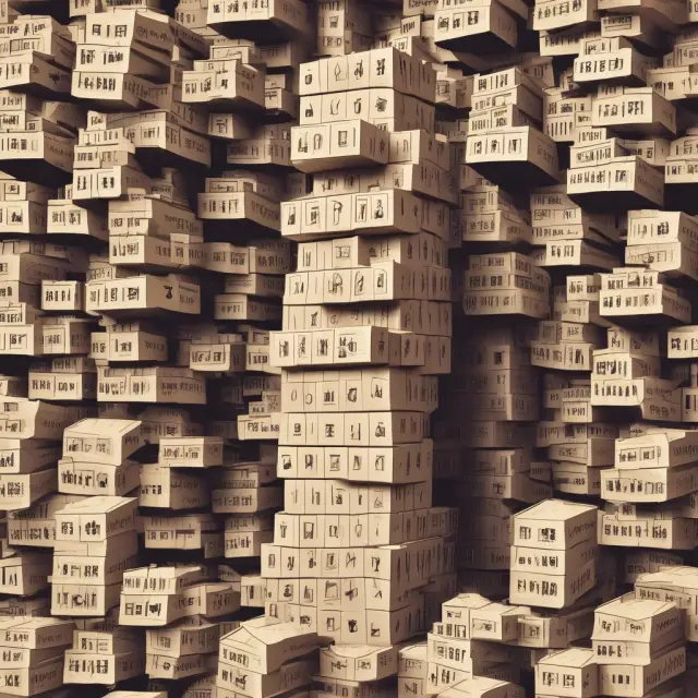 A towering Jenga game set illustrating financial instability: unstable mortgage-backed securities on top of stable banking books