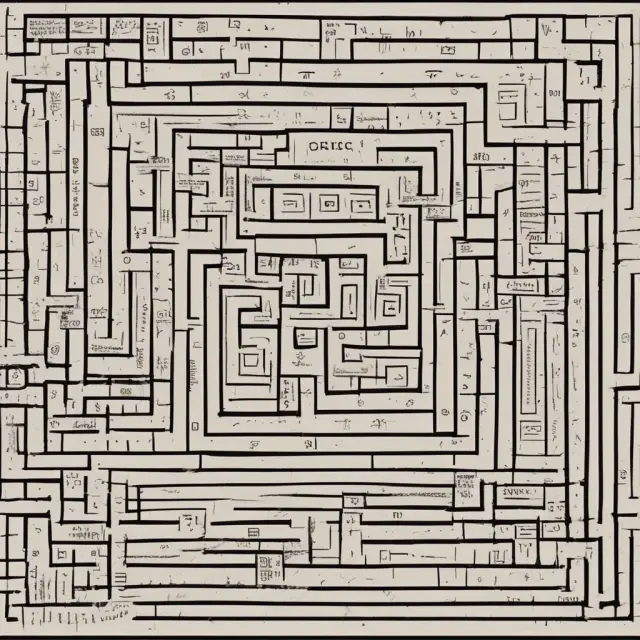 A labyrinth of Value at Risk (VaR) symbols illustrating trading book