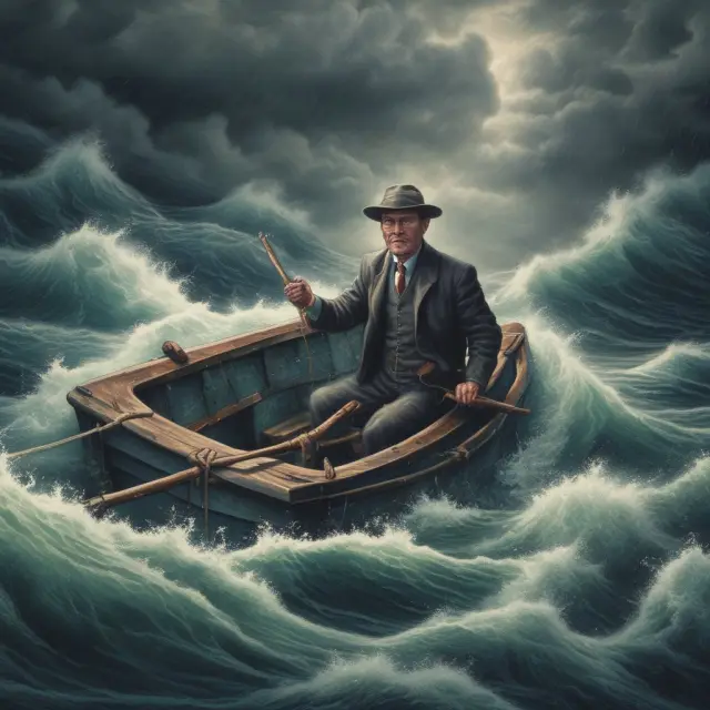 An investor braving market volatility during a trading halt using limit orders and strategic adjustments.