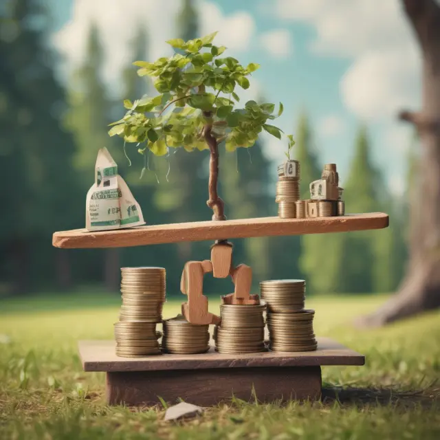 A balanced see-saw illustrating revenue and expenses in accrual accounting
