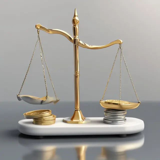Image of a balance scale comparing home and foreign currencies during exchange rate fluctuations for assessing transaction exposure
