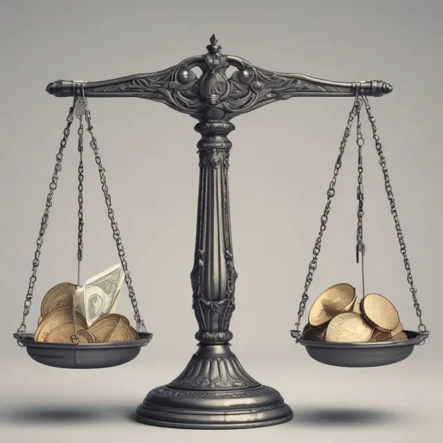Balancing scales illustrating the mitigation of currency risk in international business through effective strategies like hedging and payment requests