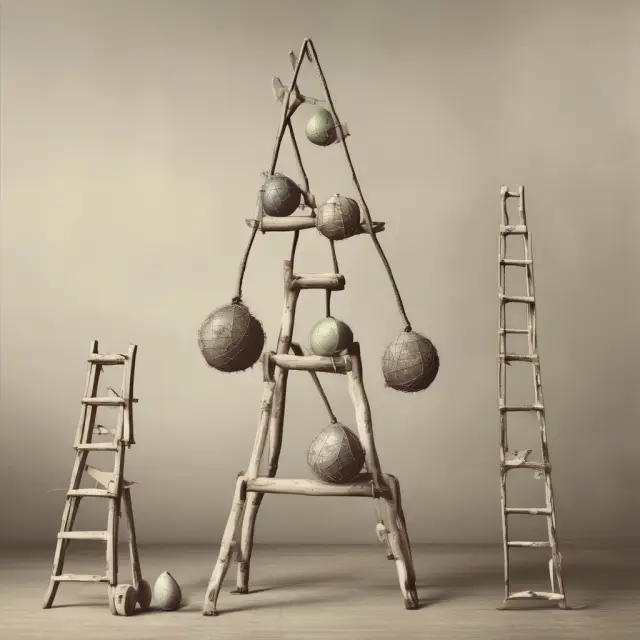 Image of Netherlands, Sweden, and Canada represented by a welfare net, ladder, and balance respectively, symbolizing their distinct approaches to transfer payments